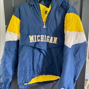 Vintage University of Michigan Starter Jacket